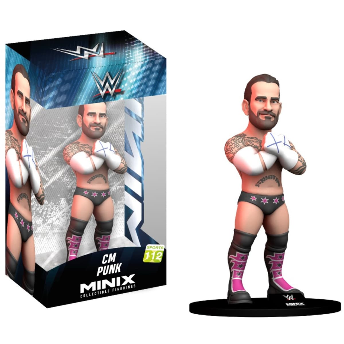 בובת פסלון wwe cm punk – סי אם פאנק – WWE